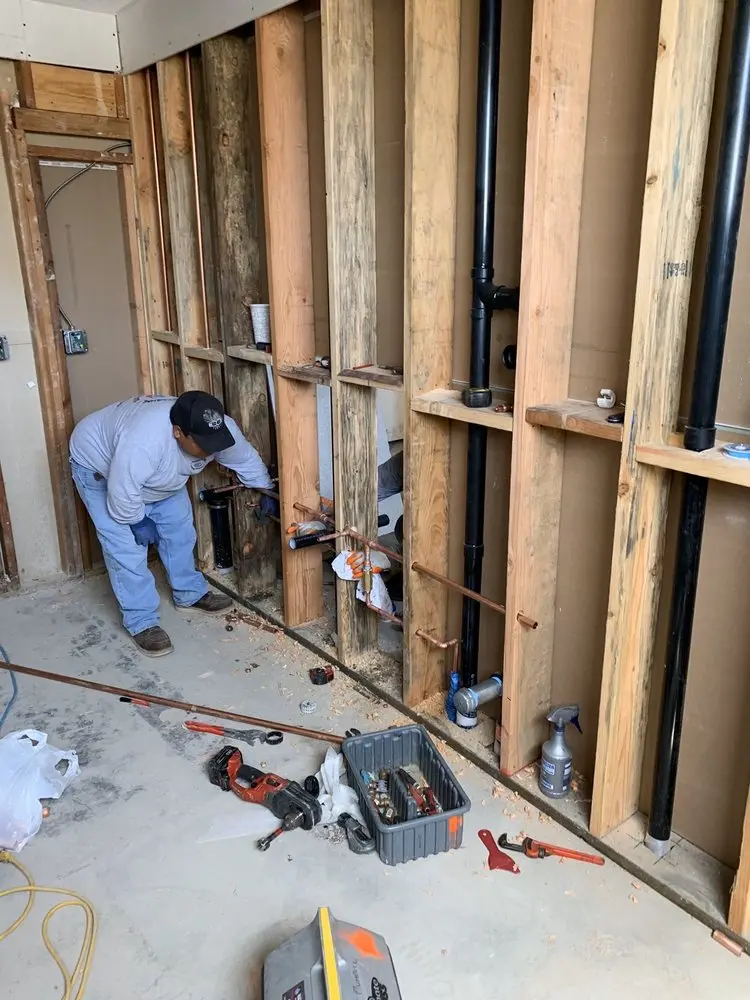 Commercial rough-in plumbing for Commercial Plumbing in Ox Hill